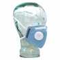 Pure Non-Scents® Face Mask Ag+ (Silver Impregnated) Vented-1 Mask (BLUE)