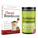 Activated Charcoal Powder and CharcoalRemedies.com book special combo