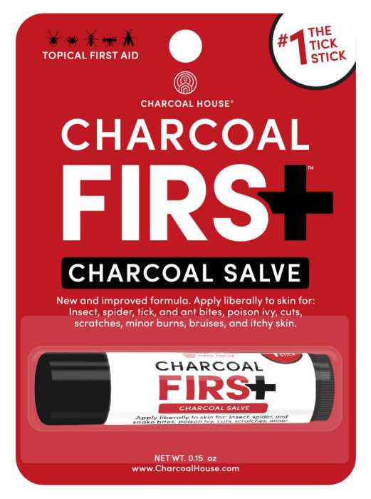 Charcoal First Salve Stick- Small (.15oz) Package