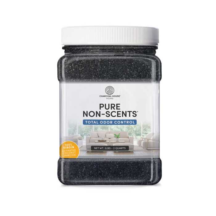 charcoal-based natural odor eliminator