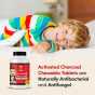 Kids Chewable Activated Charcoal Tablets - for Upset Tummies, Diarrhea & More