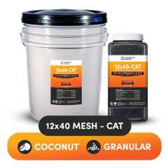 GRANULAR Activated Charcoal (Coconut) 12x40 Catalytic-Chloramine Removal