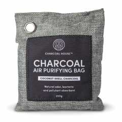 Coconut Shell Activated Charcoal Odor Purifier Bag-Large 250g - 4 Pack