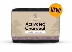 Charcoal House Cedar & Lavender Activated Charcoal Soap - By Donna