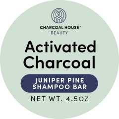 Activated Charcoal Juniper Pine Shampoo Bar