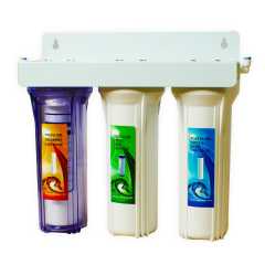R5 Water Filters - 10" Three Stage 3/8" PVC Outlets