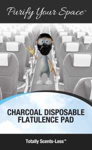 charcoal flatulence pad