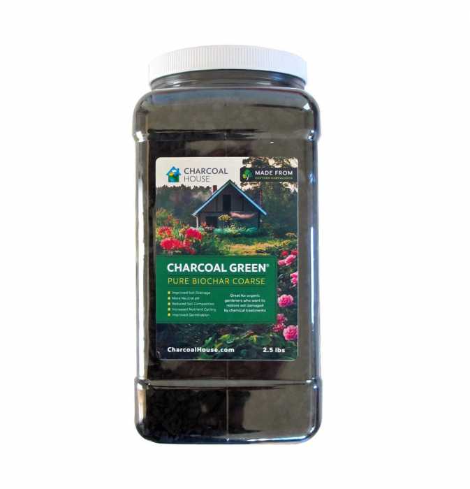 Charcoal Green Pure Biochar Coarse