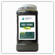 GRANULAR Activated Charcoal (Coconut) 12x30 mesh-64 ozs - 1 gal jar