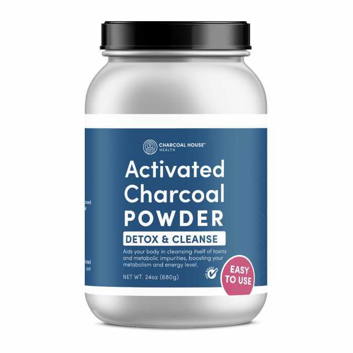 activated coconut charcoal powder 2qt