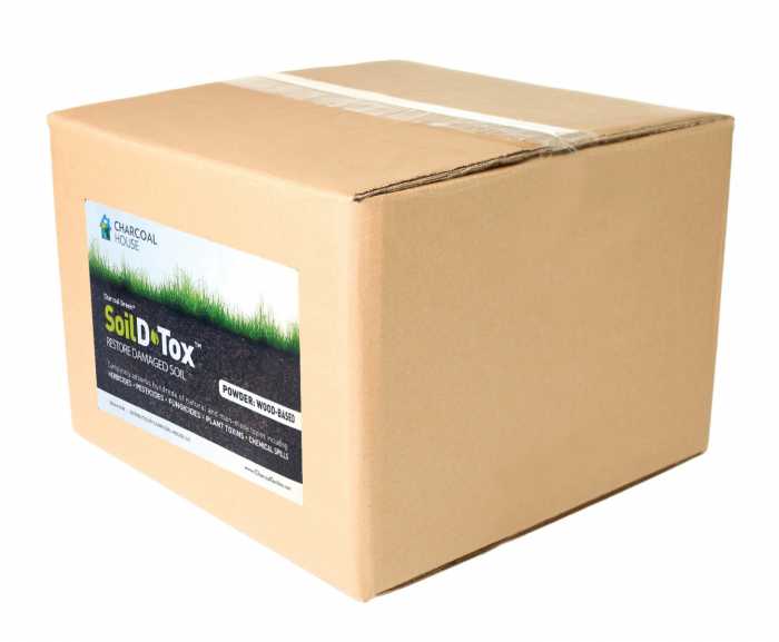 Charcoal Green® Soil D•Tox™ POWDER (Wood-based) 12 lb