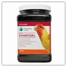 Small Bird Charcoal 32 oz - 2 quart jar