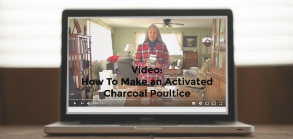 Video: How To Make an Activated Charcoal Poultice